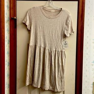 Altard State Size XS Light Brown cupped short sleeve mini dress